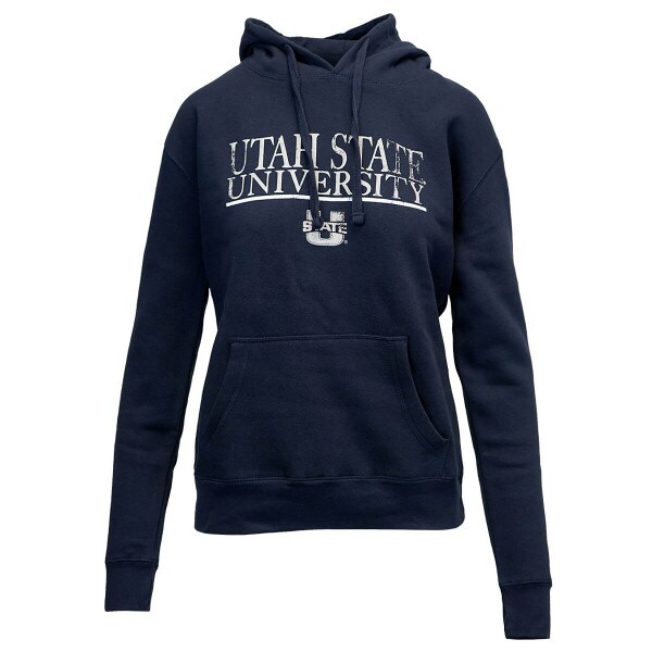 Women's Utah State University U-State Navy Hoody